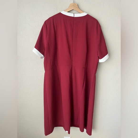 Jessakae grace dress red burgundy white 3X NWT - Picture 8 of 15